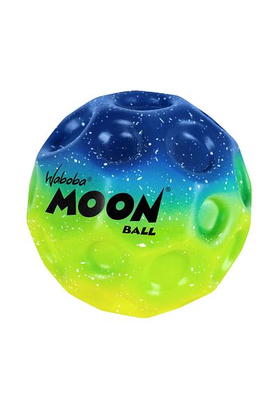 Waboba Blue Green Yellow Rainbow Moon Ball Top