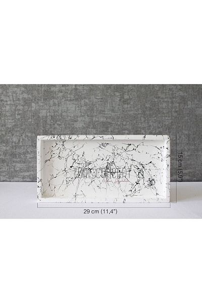 Ture Concept Black marble patterned concrete tray