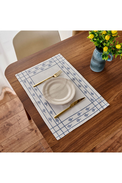 Evidea Set de 2 cearșafuri americane Soft Granny Summer Deni - Ecru - 35x50 cm