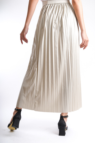 BAKGİY Fusta plisată pentru femei Skin cu talie elastică BG1188-319-0001