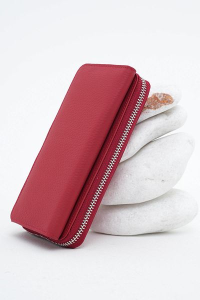 Deri Company Women's Leather Wallet Red 213511