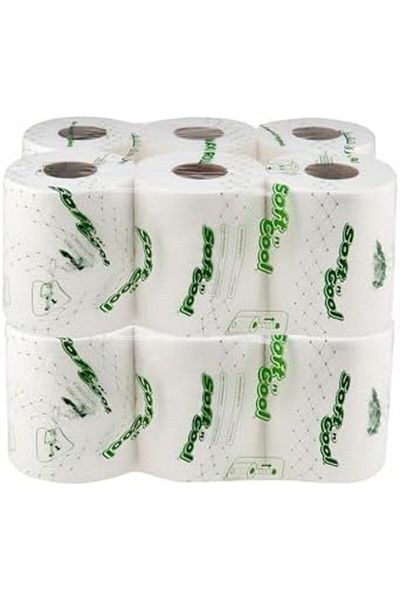 Hotpack Disposable Maxi Roll Embossed & Perforated, Highly Absorbent, Sterilized Tissue Roll 2 Ply f