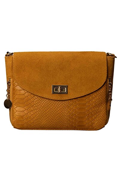 TORO NERO Women's brown genuine leather bag Berenice