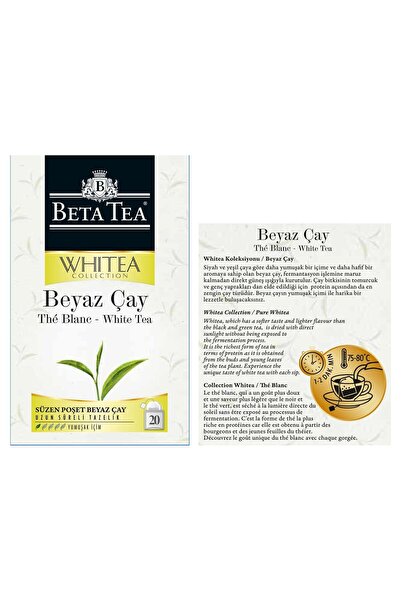 Beta Tea Beyaz Çay 20 Adet - Beta Whitea Collection