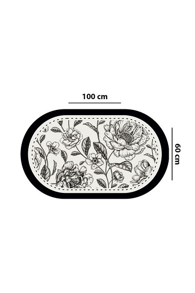 Chilai Home Rasse Single 60X100 cm Bath Mat Set, Anti-Slip Base Djtbanyo