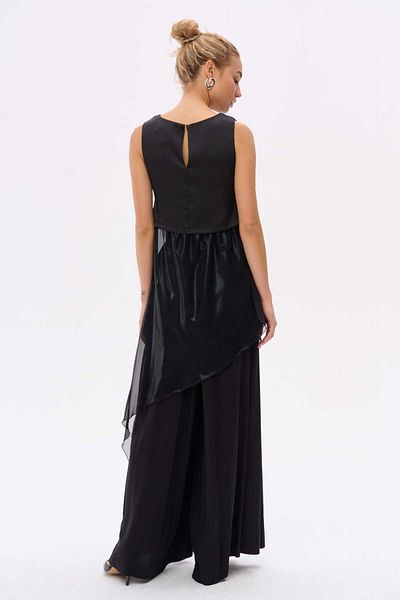 Blue Shadow Women's Glossy Tunic Black