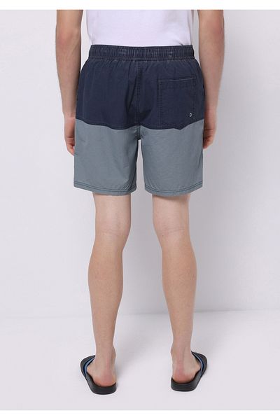 Colin's Мъжки сини бански шорти с принт Slim Fit