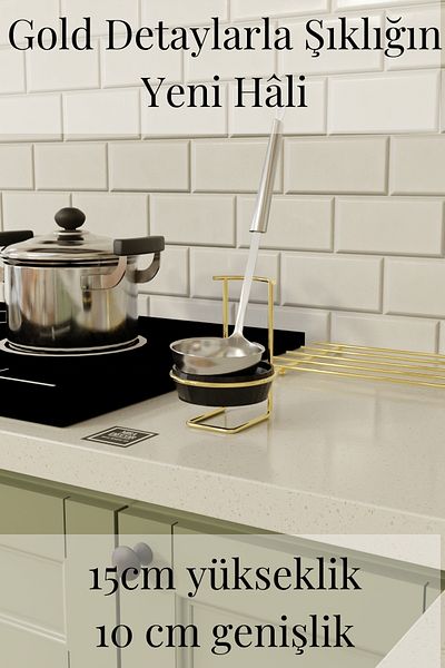 mba decor metal bending art Χρυσή μεταλλική θήκη για κουτάλια – Organizer μαχαιροπήρουνων από ανοξείδωτο ατσάλι & πλαστικό