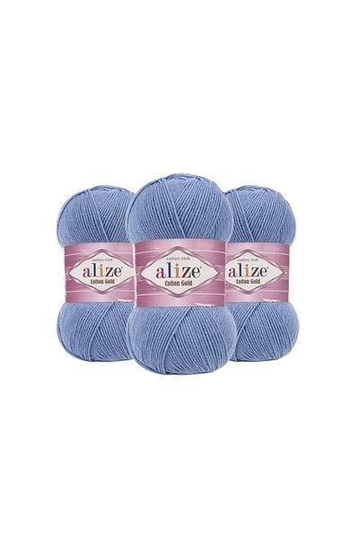 Alize Cotton Gold Cotton Knitting Yarn Amigurumi Yarn 374 3 Pieces