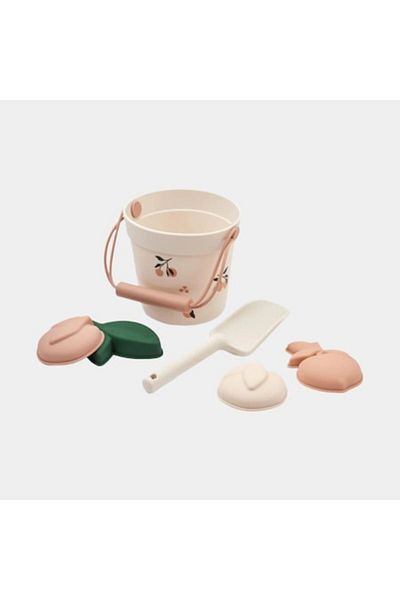 Liewood Silicone Beach Toys Set, Dante Peach/Sea Shell