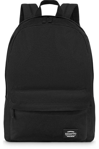 zagatto ® Urban Backpack, Black, Laptop Compatible, 42x30x12 Cm, Nylon/polyester, Zg760