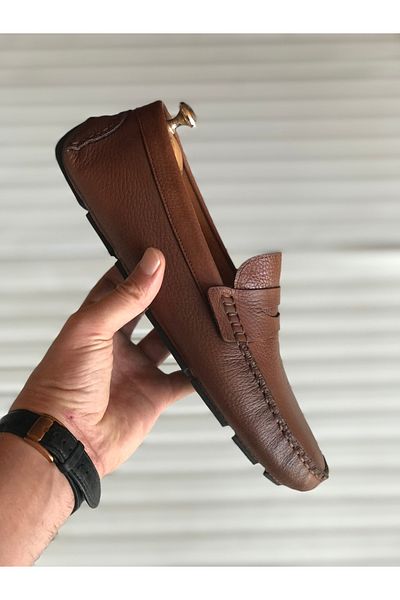 Zegeshoes New Season Genuine Leather Daily Loafer Insert Rok