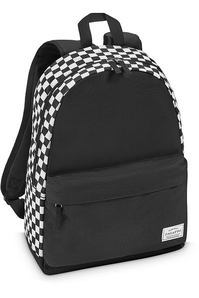 zagatto ® School Backpack, Chessboard Pattern, A4 Compatible, Zg766