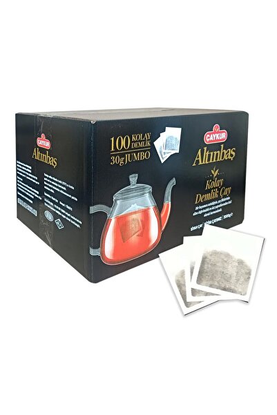 Çaykur Altınbaş Klasik Kolay Demlik 30 gr 100 lü Jumbo Koli (3 kg)