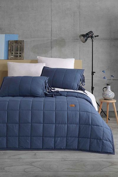 Elart Set pat de o persoană Madelyn Blue - 4 piese