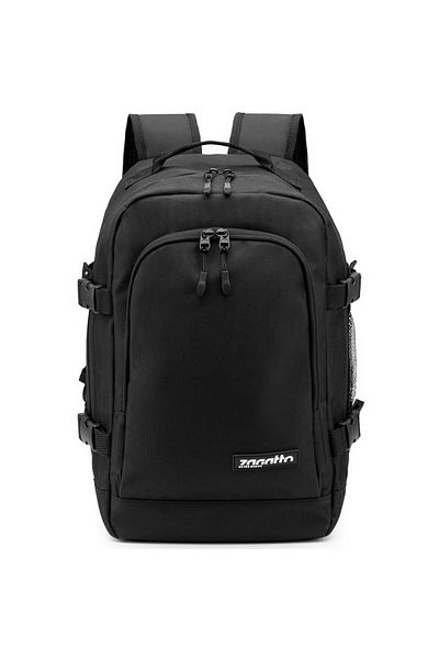 zagatto ® Travel Backpack, Black, 20l, 40x20x25 Cm, Ryanair/wizz Air, Trolley Strap, Zg913