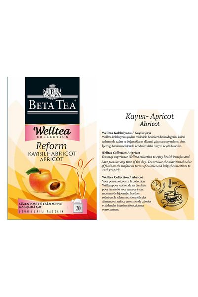 Beta Kayısı Çayı 20 Adet - Welltea Reform Collection