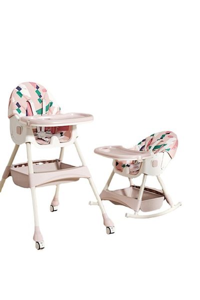 Smart Vibe Scaun înalt pliabil cu spătar reglabil KinderVIBE®, 6 luni +, multifuncțional și stabil, De