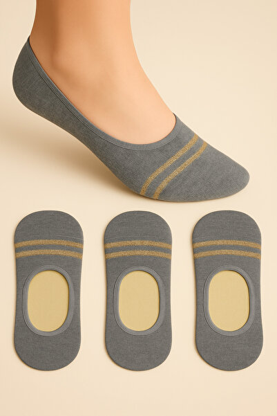 tibo 3 أزواج من جوارب راقصة الباليه النسائية اللامعة المصنوعة من السيليكون بد...