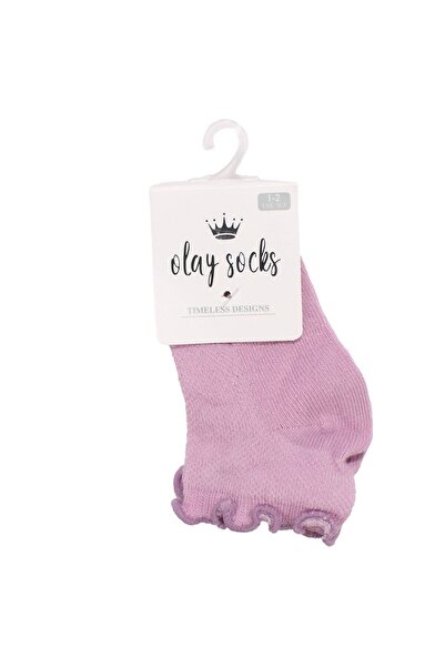 bebegen Дівчача фіолетова шкарпетка з рюшами