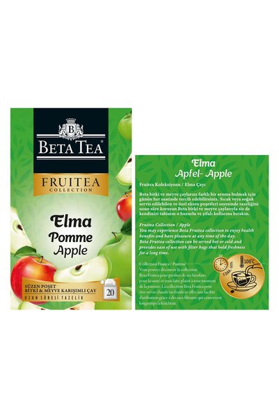 Beta Tea Elma Çayı 20 Adet - Beta Fruitea Collection