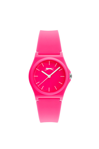 Slazenger ساعة سلازنجر للجنسين بمينا وردية تناظرية - SL.9.6571.3.04