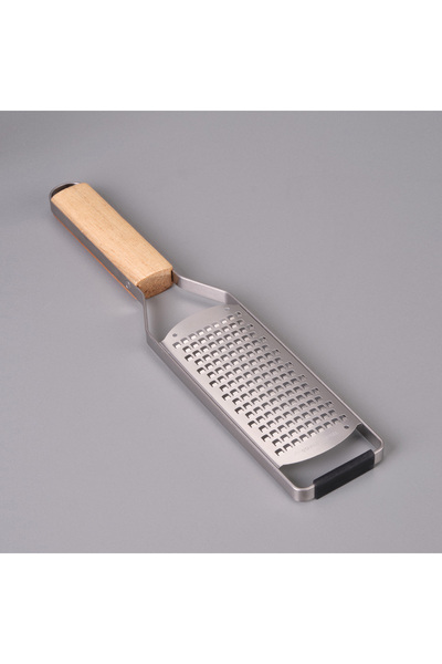 AROW Ahşap Saplı Yuvarlak Bıçaklı El Rendesi - Açık Kahverengi / Gri