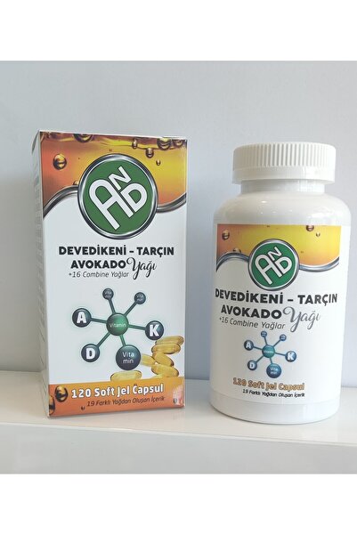 AND Kapsülü: Devedikeni-tarçın-avakado-kekik-hardal-akgünlük-karanfil Yağı (A,D,K VİTAMİNİ)
