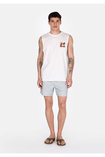 Colin's Мъжки зелени бански шорти Slim Fit, обикновени