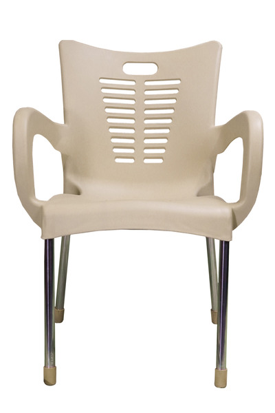 Point Plus Plastic Chair with Armrest – Comfortable, Lightweight, and Supports Over 100 kg (Size: 81×58×48 cm)