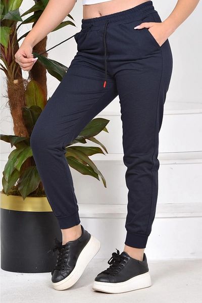 EXSPORT Φόρμα αθλητικής φόρμας Jogger Bottom Bottom, Navy Blue Color Slim Fit Jgr12
