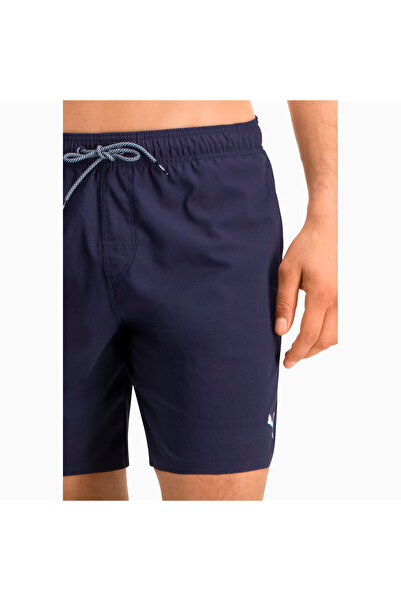 Puma Mens Swim Mid-Length Swimming Shorts - Blue