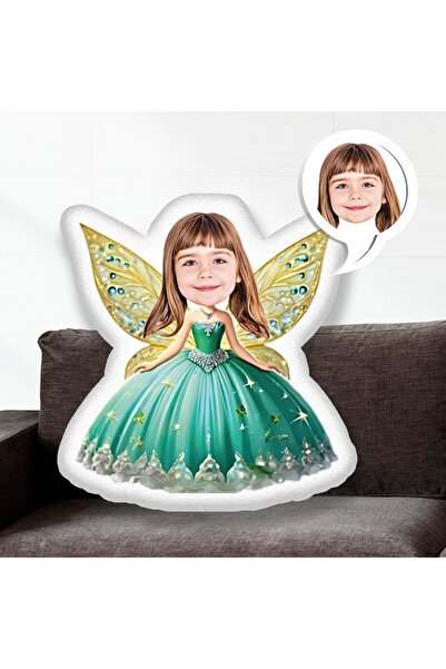 EJOYA Kişiye Özel Fotoğraflı Güzel Peri Yastık 115394 30 cm