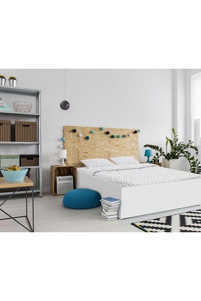 Heinner Lenjerie de pat dublu, 4 piese, 100% bumbac densitate 144TC, model Dot
