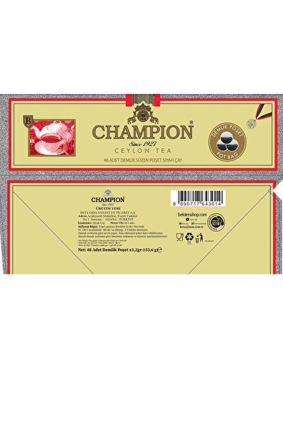 Champion Demlik Poşet 48 Adet