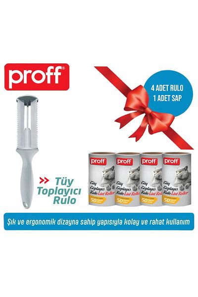 Proff Lint Collector 4 Spare Roller Apparatus (4X50 = 200 Sheets)