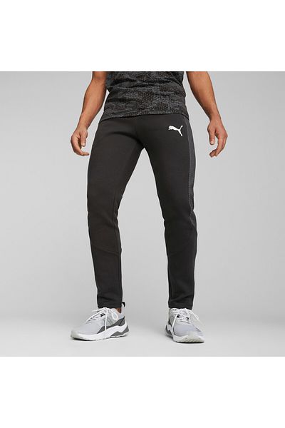 Puma Mens EVOSTRIPE Sweatpants - Black