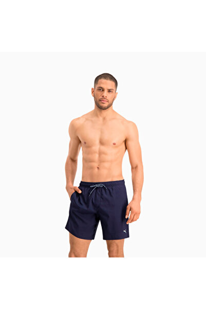 Puma Mens Swim Mid-Length Swimming Shorts - Blue