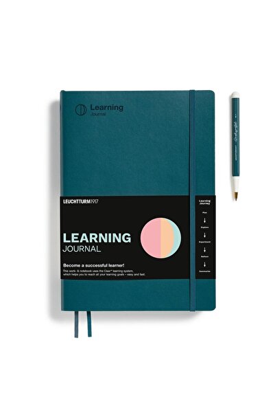 Leuchtturm1917 Leuchttrum 1917 Learning Journal Composition (B5), Flexcover, Pacific 367501