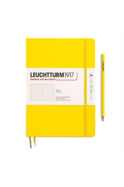 Leuchtturm1917 Composition Notebook, B5, Soft Cover, 123 Sheets Notepad, Dots...