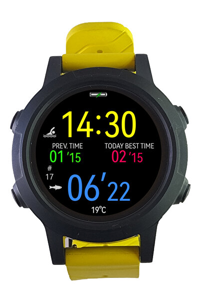 Mikrosub MS1 Mikrosub Serbest Dalış Bilgisayarı (Sarı Kayış)