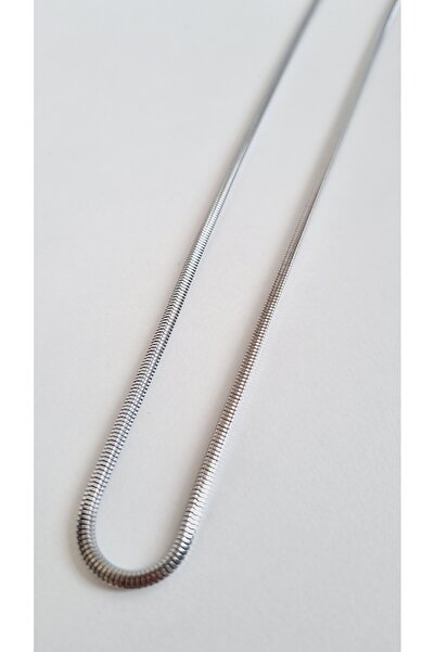 İNİTİUM 316L Stainless Steel Silver Necklace (with Gift Box)