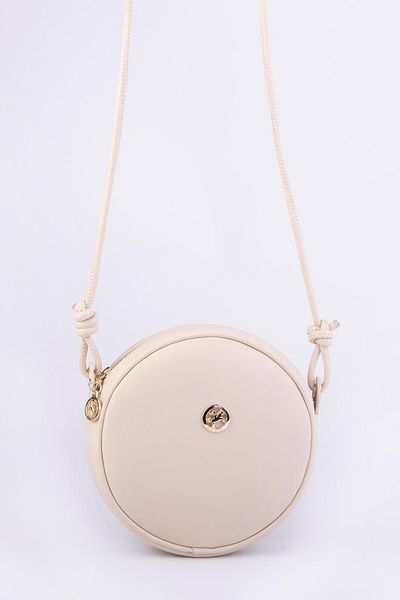 Nas Bag Geantă de vară ovală rotundă pentru femei - Cream Luna