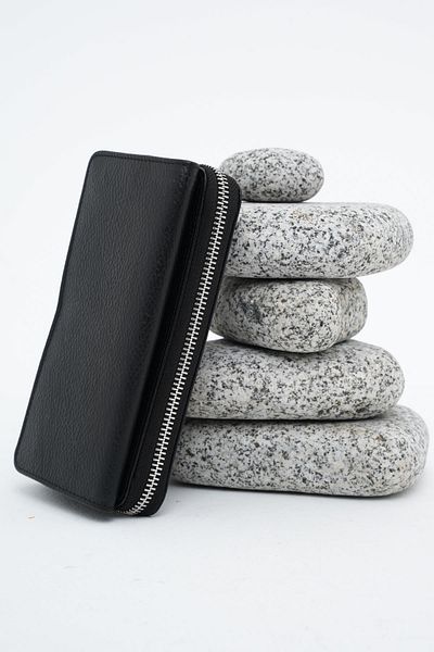 Deri Company Women's Leather Wallet Black 213511