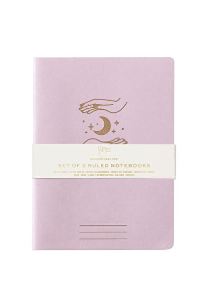 designworks ink Flex Notebooks - Mystic 3'lü Defter