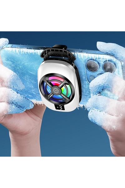 EXENAR Gaming Telefon Sessiz Hava Soğutma Fan Dereceli Yarı İletken Radyatör ...