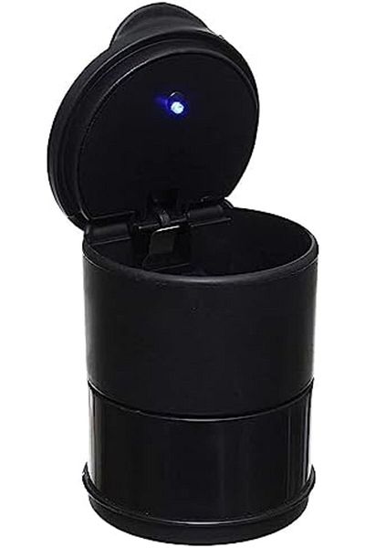 Generic Car Ashtray With Light - Black