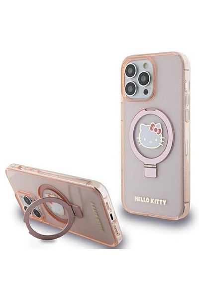 Hello Kitty Protective case for iPhone 15 Pro Max 6.7", Hello Kitty, Polycarbonate, Pink