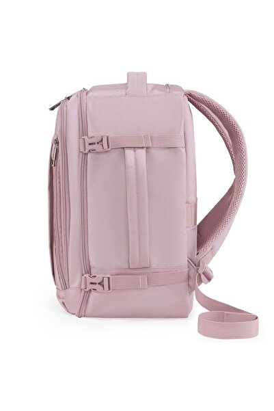 zagatto Σακίδιο πλάτης ταξιδιού, ροζ, χειραποσκευή καμπίνας, 40x20x25 cm, Wizz Air/ Ryanair, 10kg, ZG927