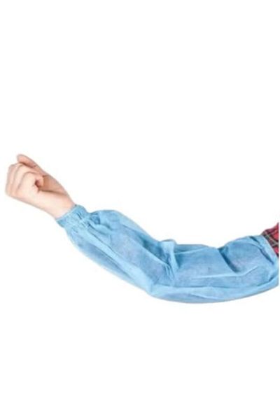 SKP Plastic Non-woven fabric arm cover blue color (100 pieces)